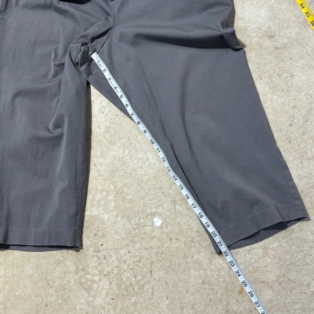 Lane Bryant Capri Pants Women’s Plus Size 16 Gray Zip Fly Back Pockets